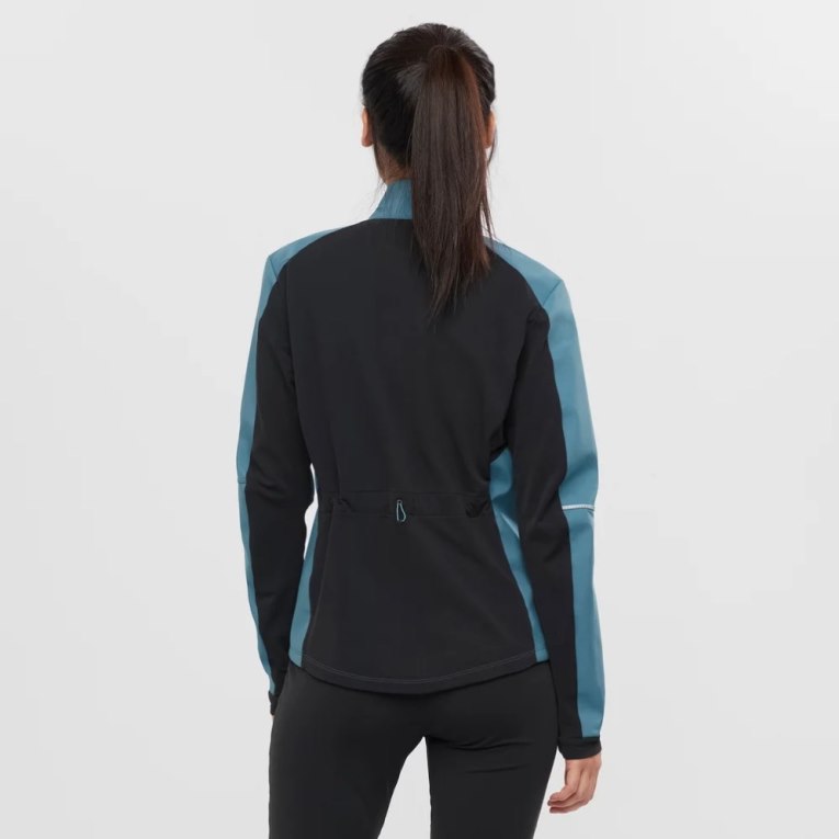 Salomon Agile Women's Shell Jackets Turquoise | CA 32V54